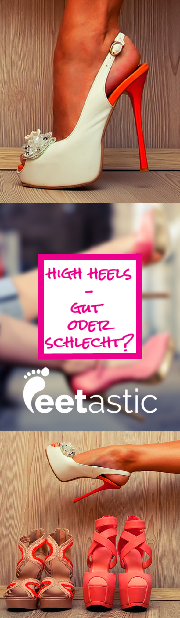 HIER klären wir auf. Hohe Absätze lassen Frauenherzen höher schlagen. Doch ist das Laufen in High Heels wirklich gesundheitsschädigend? 
