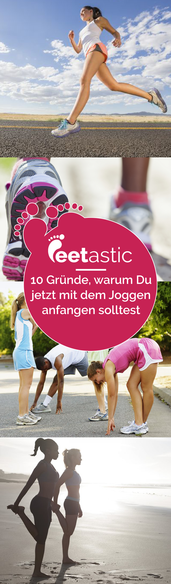 Laufschuhe an und ab an die frische Luft! Warum jetzt genau der richtige Zeitpunkt dafür ist, mit dem Joggen anzufangen? Wir verraten es euch. 