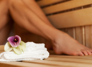 Sauna - Schutz und Pflege für Ihre Füße