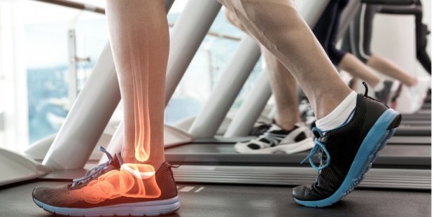 Training auf dem Laufband für mehr Fußgesundheit